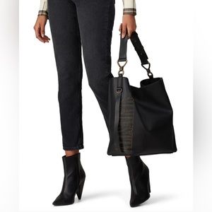 Allsaints Nina Stud Leather Tote Bag